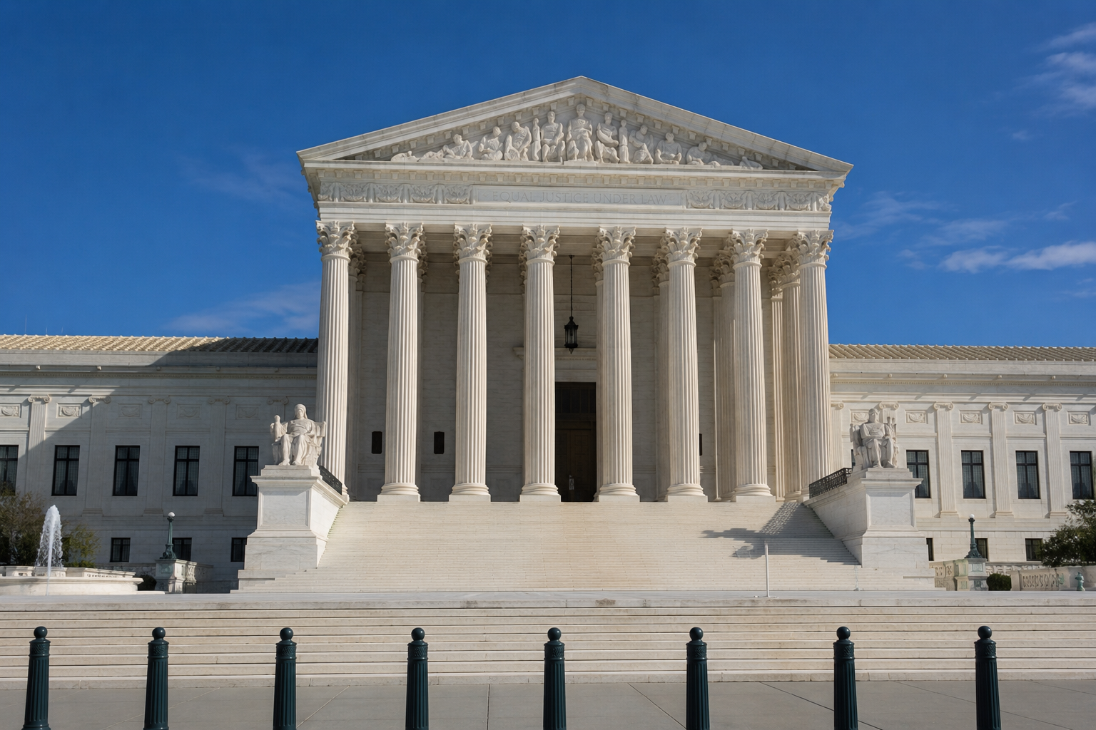 Exterior view of the United States Supreme Court building in Washington, D.C.